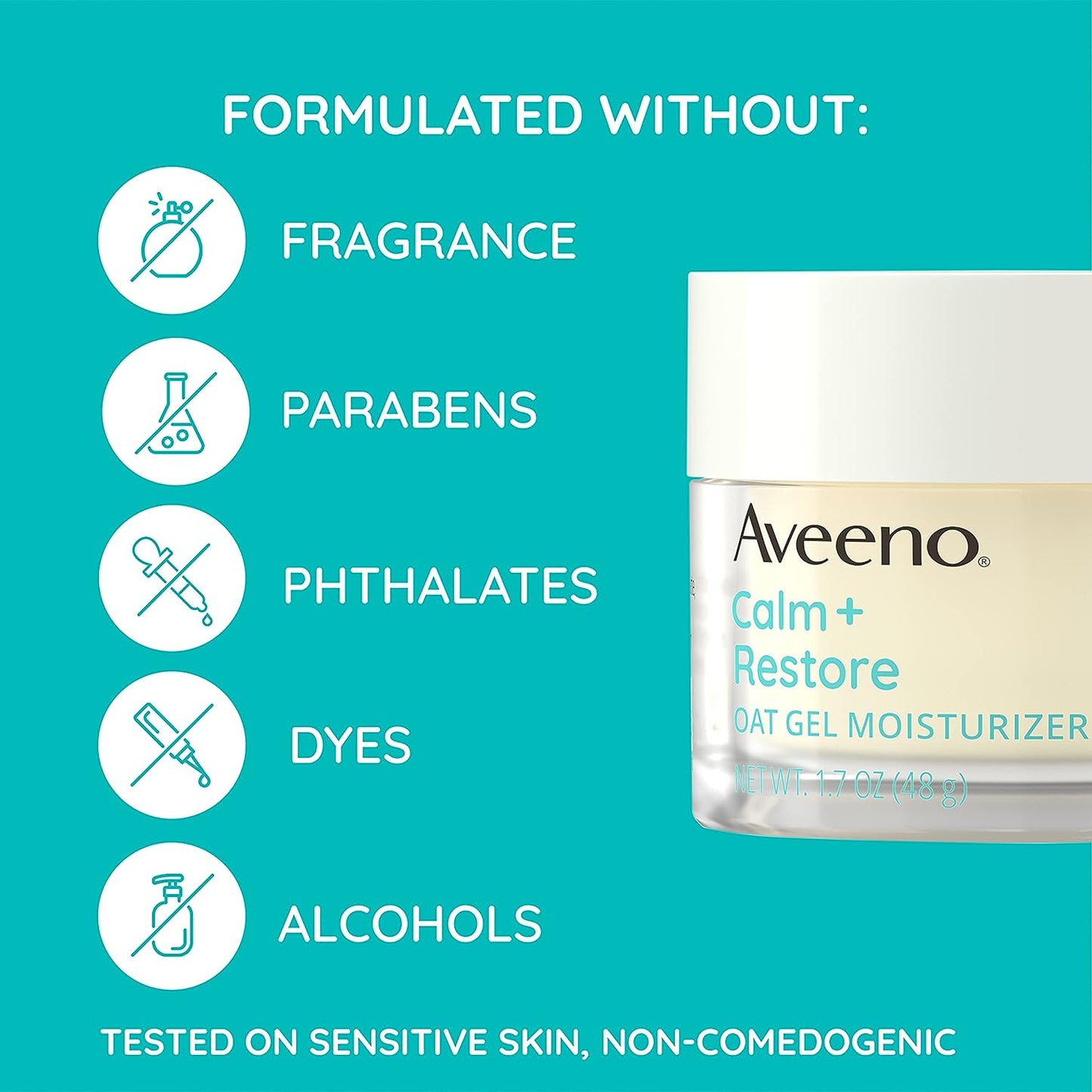 Aveeno - Calm + Restore™ Oat Gel Moisturizer 48g