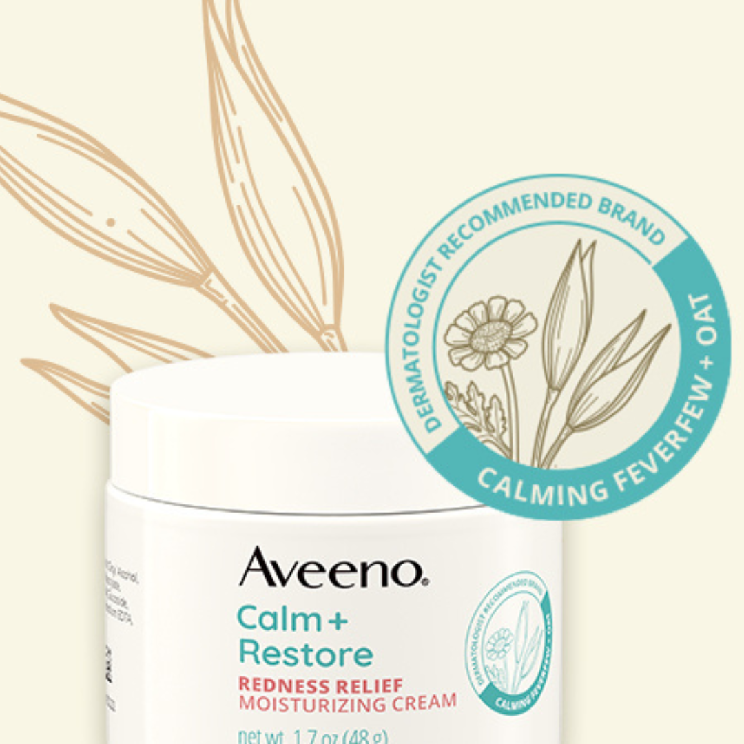 Aveeno - Calm + Restore™  Redness Relief Moisturizing Cream - 48g