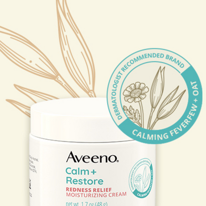 Aveeno - Calm + Restore™  Redness Relief Moisturizing Cream - 48g